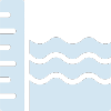 Graphic shows a measuring device next to water. 