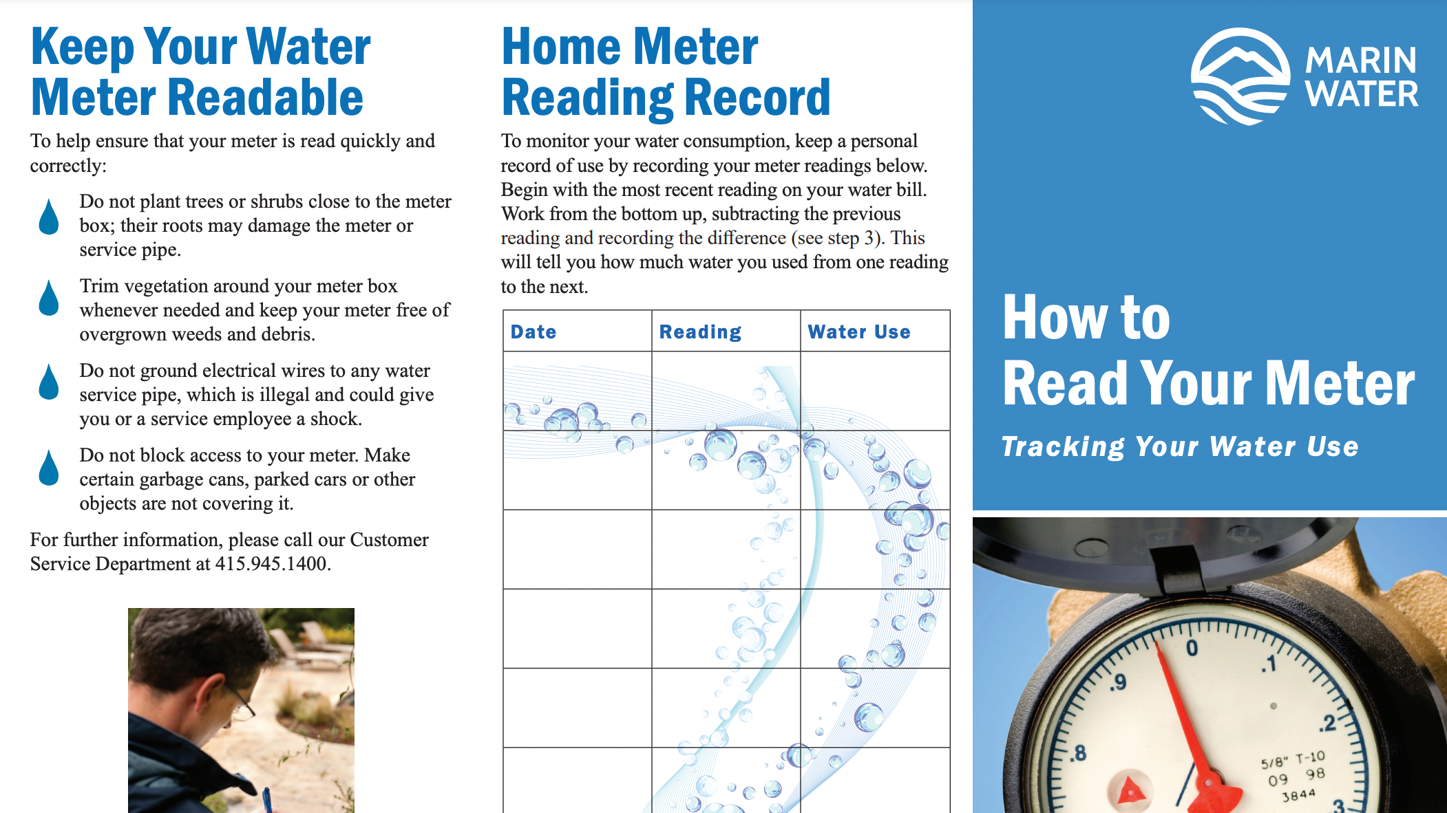 Thumbnail image of How to Read Your Meter brochure